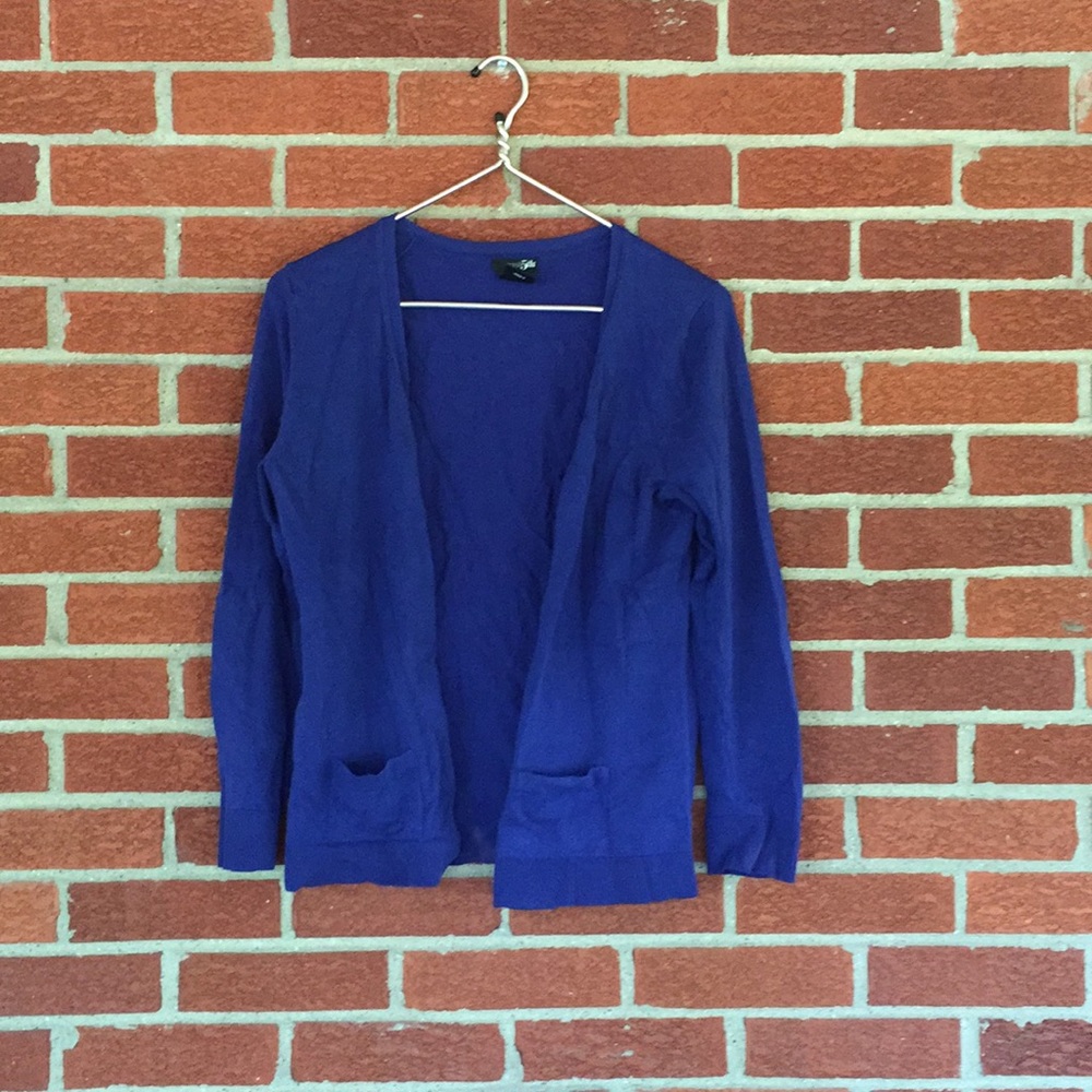 Royal blue cardigan